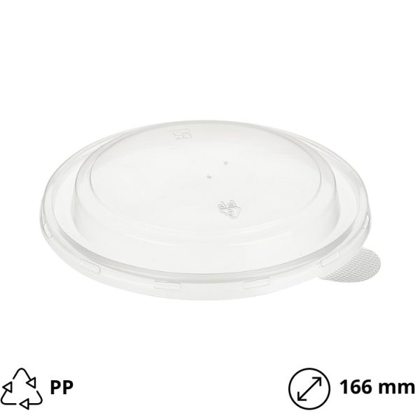 Pokrov PP za posodico Tambien ECO 1090 ml d=166 mm [100 kos/pak]