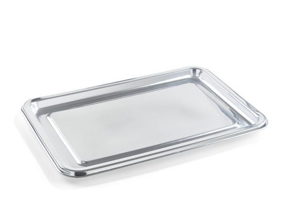 Pladenj Sabert 35×16 cm srebrn (5 kos/pak)