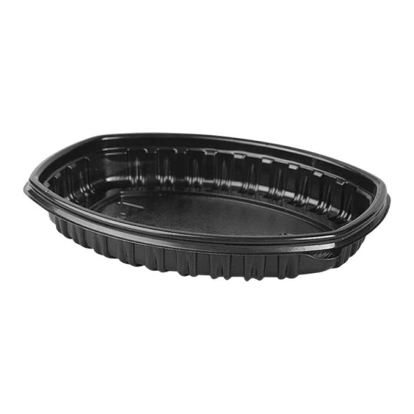 Posoda PP 1450 ml 257х202×37 mm črna, brez pokrova [70 kos/pak]