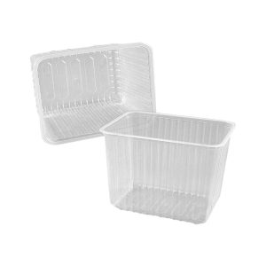 Posodica РР 1500 ml 179x132x92,9 cm prozorna , brez pokrova [50 kos/pak]