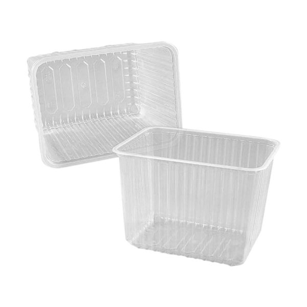 Posodica РР 2000 ml 179x132x126 mm prozorna, brez pokrova [50 kos/pak]