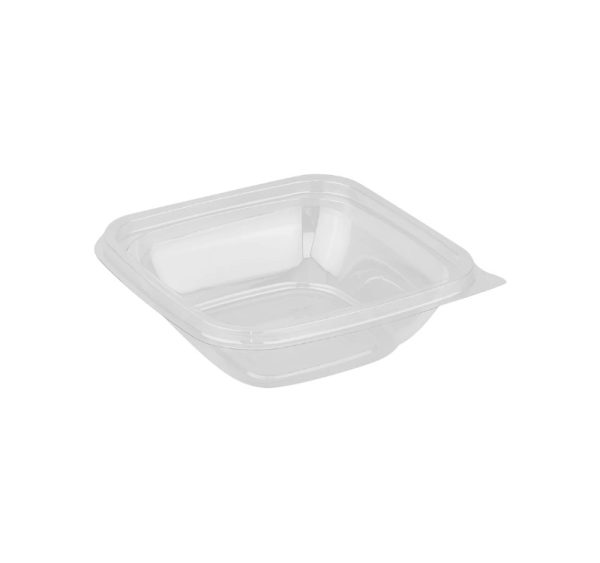 Posodica PET 250 ml 126х126х38,5 mm prozorna, brez pokrova [50 kos/pak]