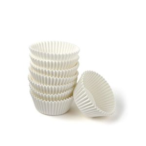 Papirčki za praline d=25 mm h=16 mm beli (1000 kos/pak)