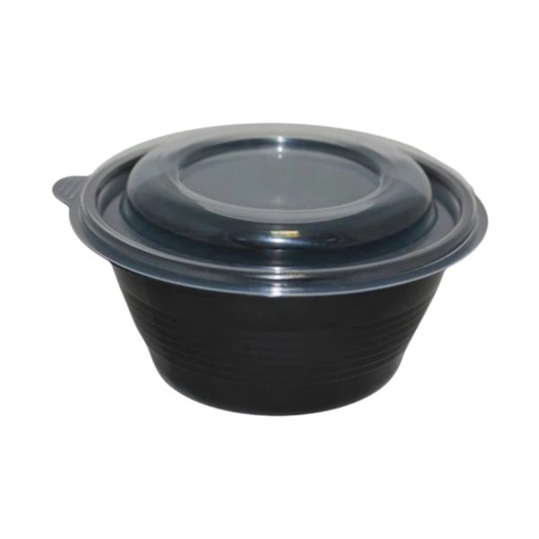 Posoda PP 500 ml d=144 mm h=52 mm črna