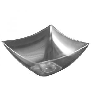 Finger food posodica PS 90 ml 70×70 mm Kvadrat prozorna (25 kos/pak)