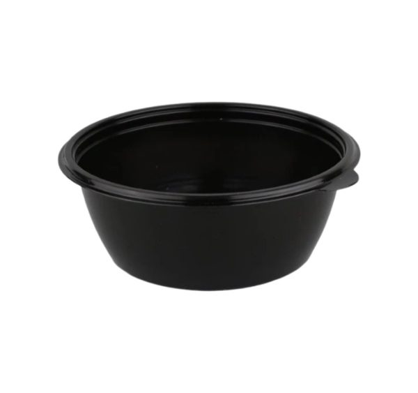 Posodica PP 500 ml d=144 mm h=59 mm črna , brez pokrova [45 kos/pak]