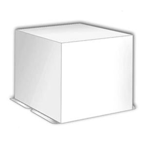 Škatla za torto kartonast 300 x 300 x 250 mm bel, 20 kos (komplet)