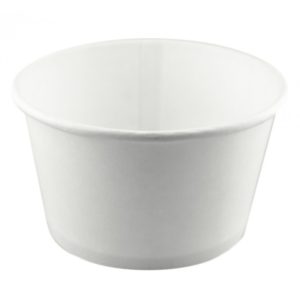 Papirnata posoda za juho 500 ml d=121 mm h=72 mm bela brez pokrova (500 kos/pak)