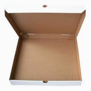 Škatla za pizzo 400x400x40 mm mikro-val karton (50 kos/pak)