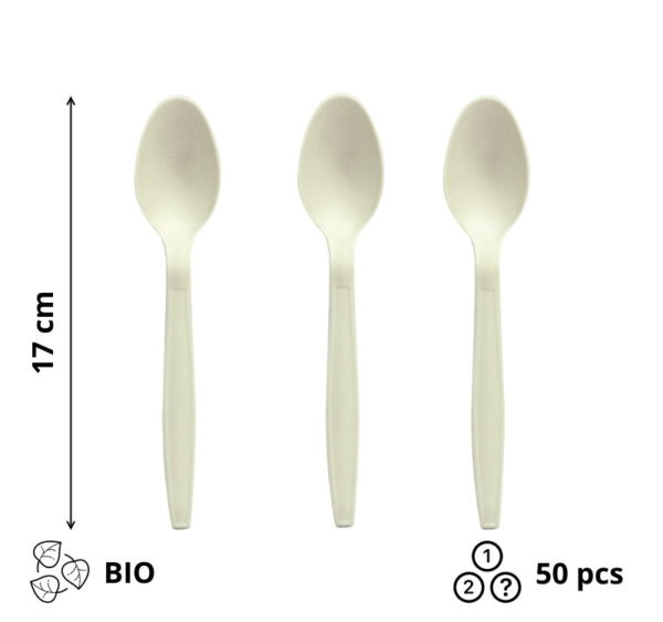 Žlička BIO Tambien ECO 170 mm naraven 50 kos