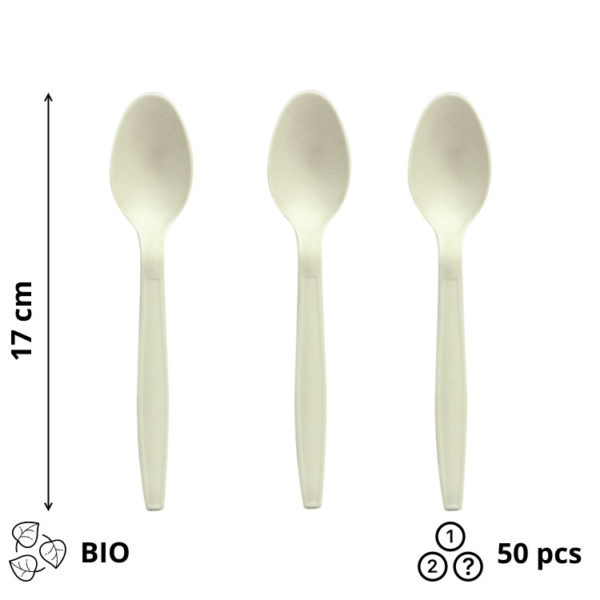 Žlička BIO Tambien ECO 170 mm naraven 50 kos