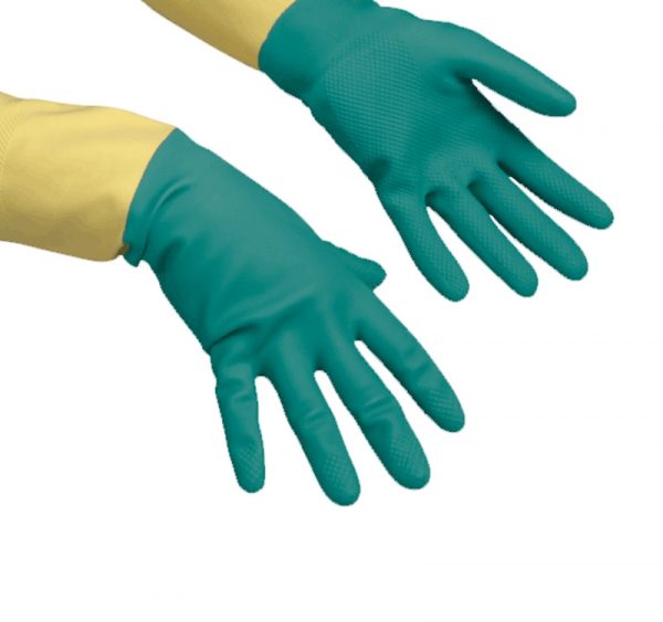 Gospodinjske rokavice Vileda HeavyWeight zelene ojačane L (enega para)