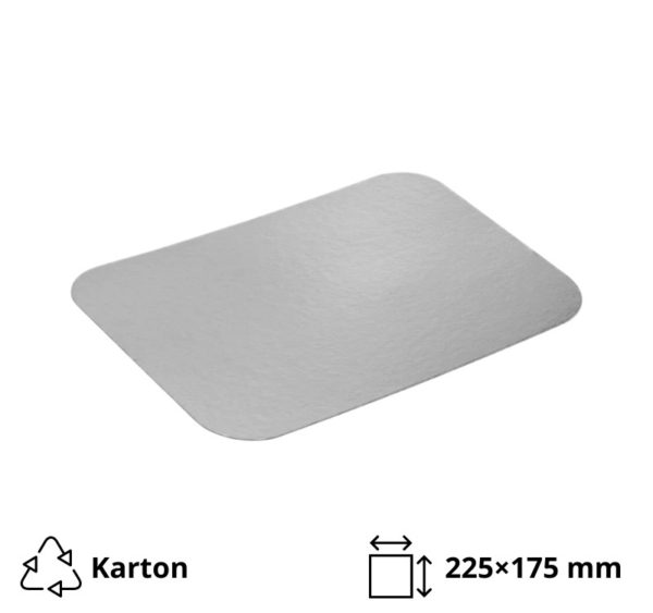 Pokrov za alu posodice 1040 ml 225×175 mm 100 kos