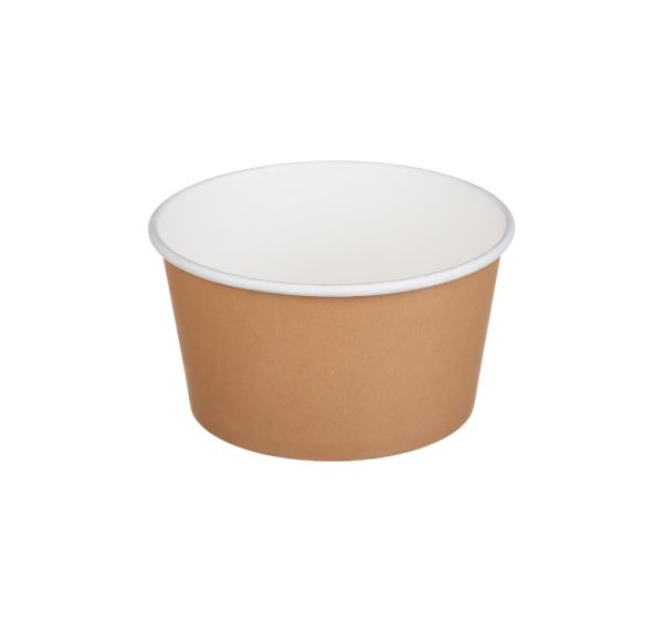 Papirnata posoda Tambien ECO 380 ml d=110 mm h=60 mm kraft, brez pokrova 50 kos