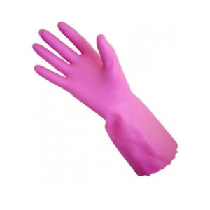 Gospodinjske rokavice PVC Tomos roza M