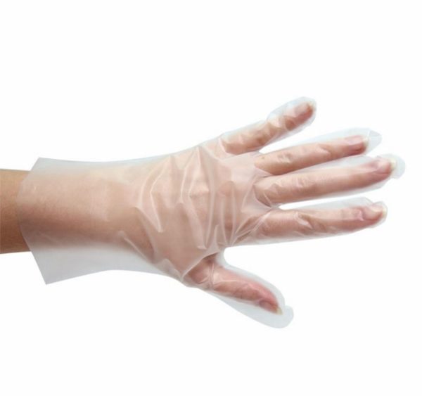 Rokavice za enkratno uporabo termoplastični elastomer, brez pudra Tomos 100 kos S