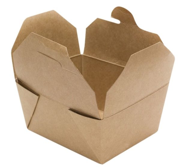 Papirnata posoda Tambien Eco 2100 ml 215x158x63 mm dvostranski karft (50 kos/pak)
