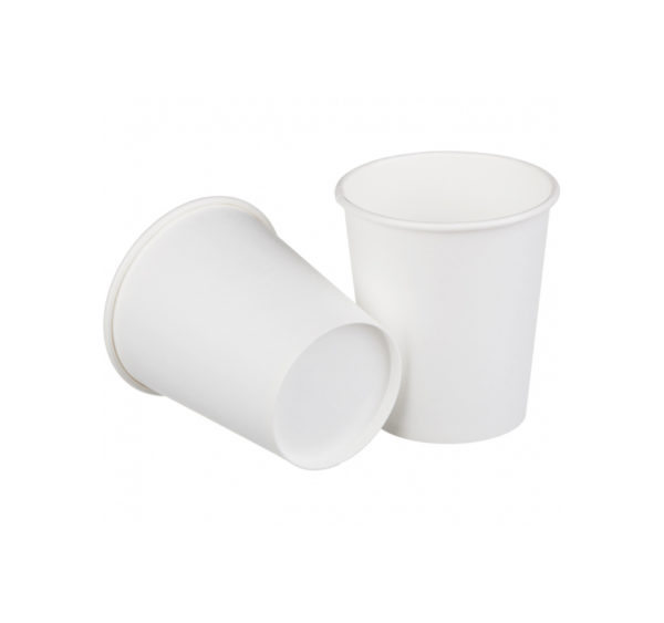 Papirnat kozarec 250 ml d=80 mm 1-slojni bel (50 kos/pak)
