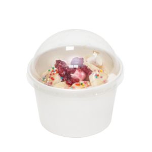 Lončki za sladoled 130 ml d=75 mm h=47 mm Fresh&Sweet, 50 kos (komplet)