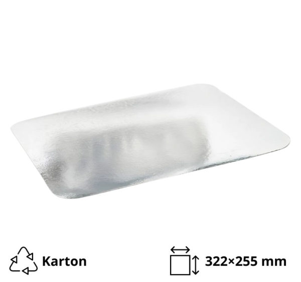 Pokrov za alu posodice 3180 ml 322×255 mm 100 kos