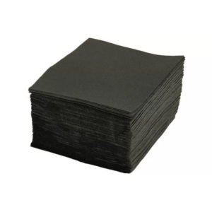 Papirnati prtički 1 sl 24×24 cm Tambien črni 400 kos/pak