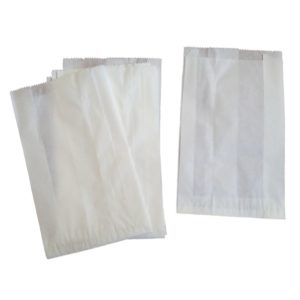 Papirnata vrečka 140x60x370 mm bela (1000 kos/pak)