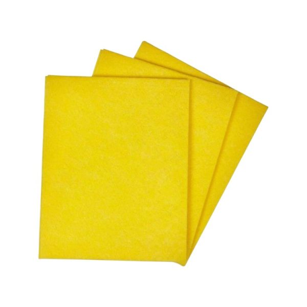 Viskozna krpa univerzalna 30×38 cm rumena 3 kos/pak