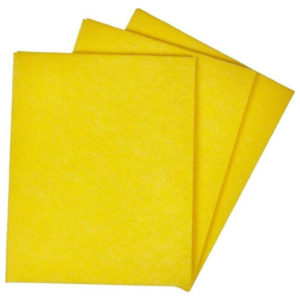 Viskozna krpa univerzalna 30×38 cm rumena 3 kos/pak