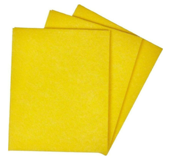 Viskozna krpa univerzalna 30×38 cm rumena 3 kos/pak