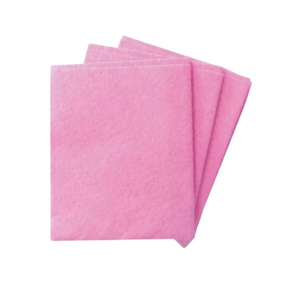 Viskozna krpa univerzalna 30×38 cm roza 3 kos