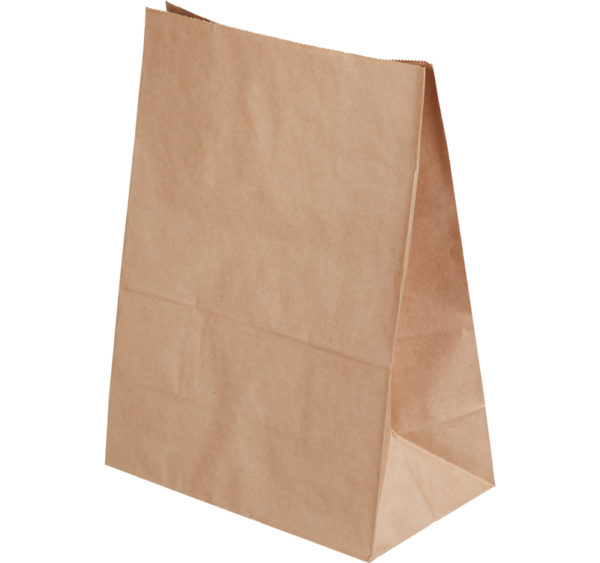 Papirnata vrečka 220х120х290 mm kraft (100 kos/pak)
