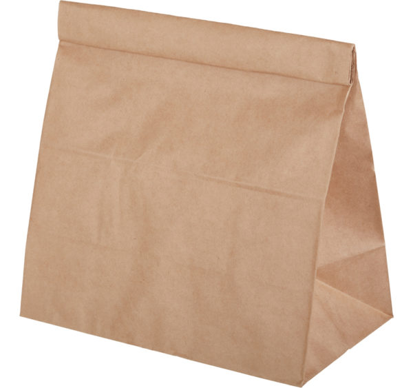 Papirnata vrečka 220х120х290 mm kraft (100 kos/pak)
