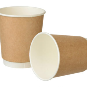 Papirnat kozarec 250 ml d=80 mm 2-slojni Complement kraft (20 kos/pak)