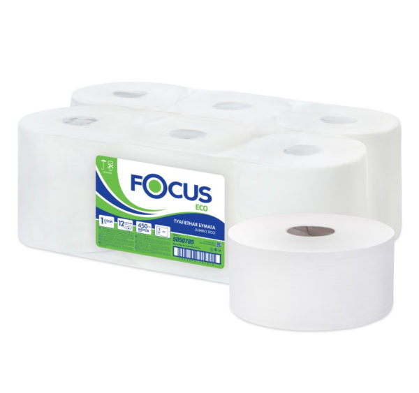 Toaletni papir 1 sl Focus 450 m (5050785)
