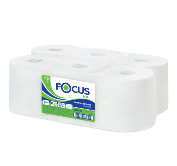 Toaletni papir 1 sl Focus 450 m (5050785)