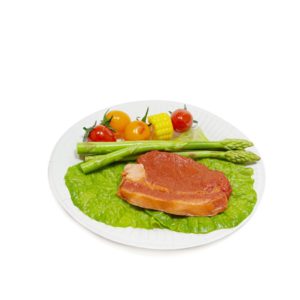 Papirnat krožnik d=180 mm Snack Plate bel biolaminiran (100 kos/pak)
