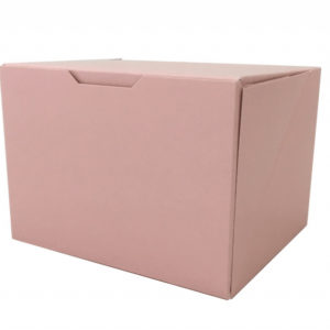 Škatla za sladico 140x120x100 mm roza (150 kos/pak)