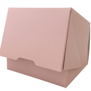 Škatla za sladico 140x120x100 mm roza (250 kos/pak)