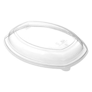 Pokrov PP za ovalno posodo 1450 ml 257x202x35 mm prozoren [5 kos/pak]