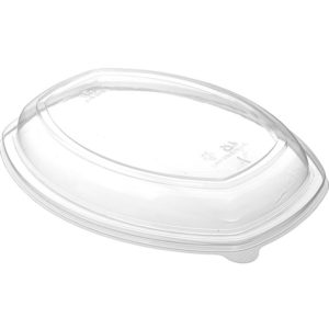 Pokrov PP za ovalno posodo 1450 ml 257x202x35 mm prozoren [5 kos/pak]