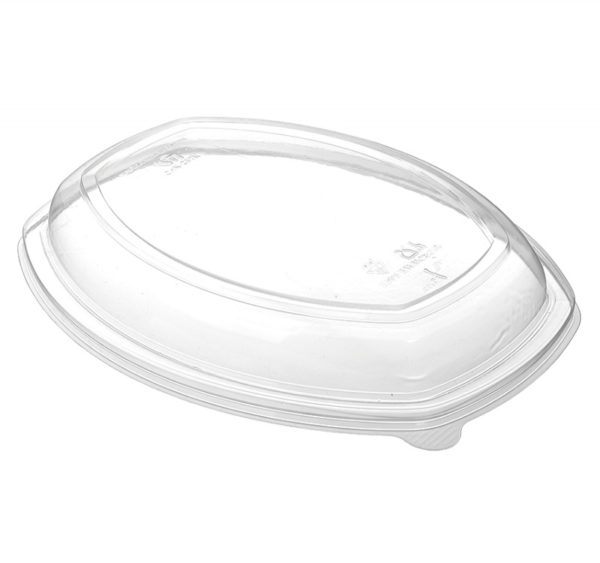 Pokrov PP za ovalno posodo 1450 ml 257x202x35 mm prozoren [5 kos/pak]