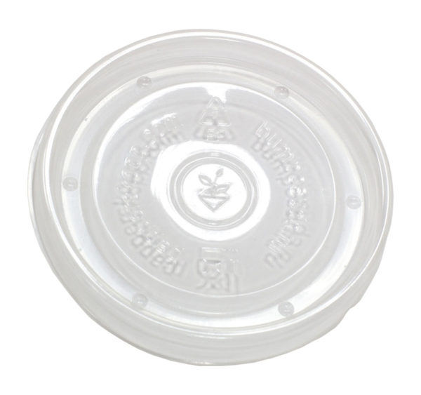 Posoda papirnata za juho Tambien ECO 240 ml d=90 mm h=60 mm bela s pokrovom PP, 50 kos (komplet)