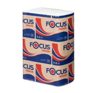 Papirnate brisače Z 1 sl 250 l/pak Focus bele (5044994)