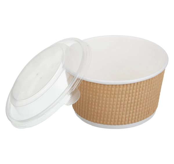 Papirnata posoda s pokrovom Tambien ECO 720 ml, 50 kos (komplet)