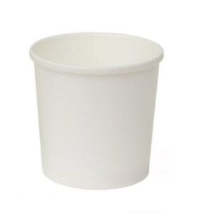 Papirnata posoda za juho Tambien ECO 340 ml d=90 mm h=85 mm bela (50 kos/pak)