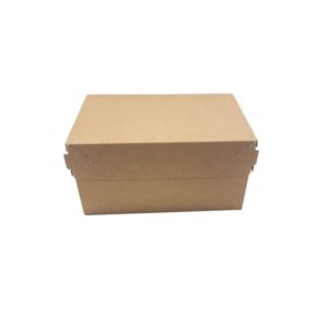 Papirnata škatla ECO CAKE 1200 ml 150х100х85 mm kraft (50 kos/pak)