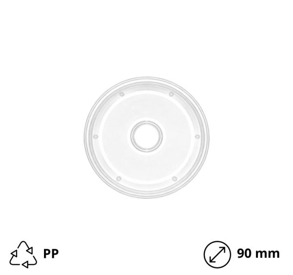 Pokrov PP za posodico Tambien ECO d=90 mm [25 kos/pak]