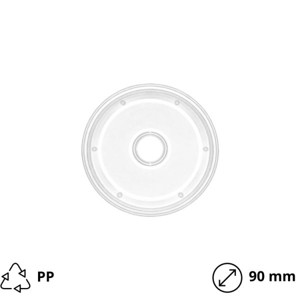 Pokrov PP za posodico Tambien ECO d=90 mm [25 kos/pak]