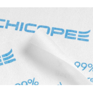 Krpa iz mikrovlaken 34×40 cm 40 kosov / paket MICROFIBER LIGHT WIPE Chicopee modri tisk (74733)