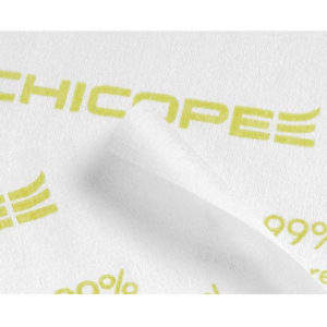 Krpa iz mikrovlaken 34×40 cm 40 kosov / paket MICROFIBER LIGHT WIPE Chicopee rumen tisk (74735)